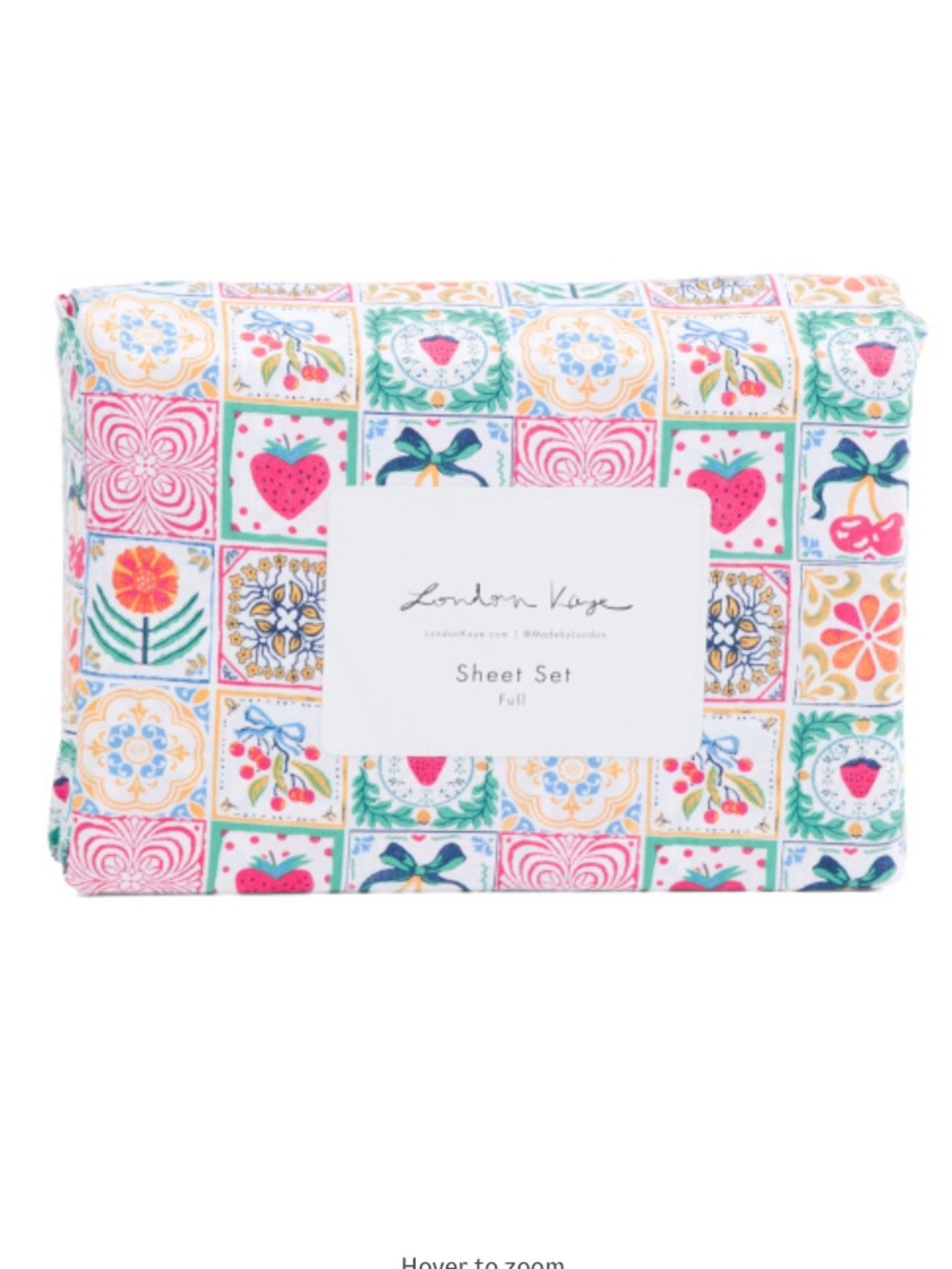 London Kaye Multicolor Sheet Set